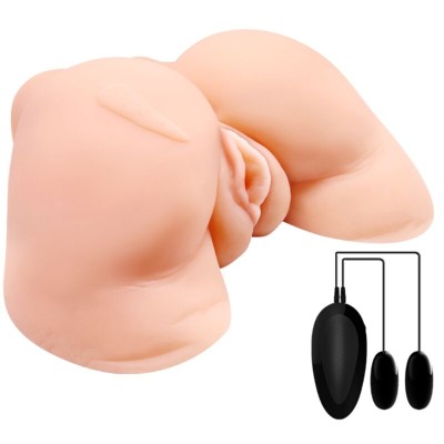 CRAZY BULL VAGINA Y ANO CON MALLA REALISTA CON VIBRACION