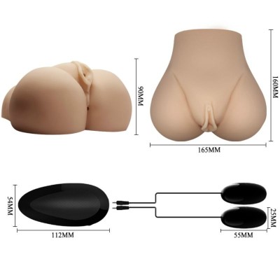 CRAZY BULL VAGINA Y ANO REALISTICOS CON VIBRACION POSICION 7