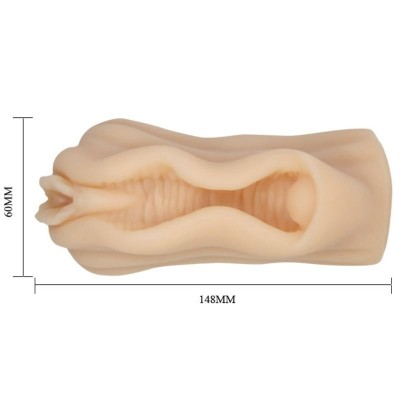 BAILE MINI MASTURBADOR MASCULINO DISENO LABIOS VAGINA