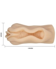 BAILE MINI MASTURBADOR MASCULINO DISENO LABIOS VAGINA