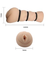 CRAZY BULL VAGINA MASTURBADOR CON ANILLOS