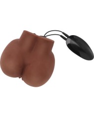 ACT BIG ASS MASTURBADOR REALISTA CON VIBRADOR MARRON