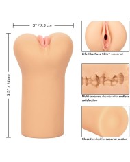 CALEXOTICS BOUNDLESS VULVA MASTURBADOR TONO LIGHT