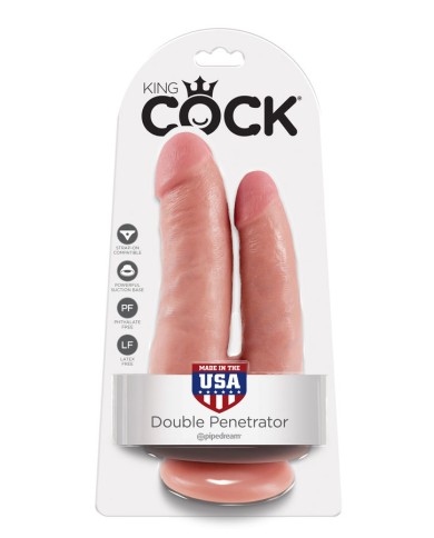 KING COCK DOBLE PENETRACION NATURAL KING COCK DOBLE PENETRACION NATURAL