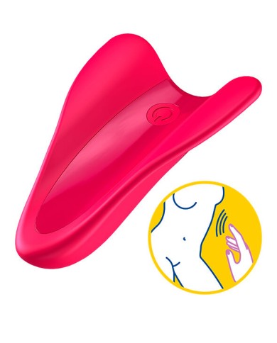 SATISFYER HIGH FLY VIBRADOR DEDAL FUCHSIA SATISFYER HIGH FLY VIBRADOR DEDAL FUCHSIA
