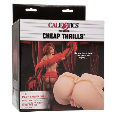 CALEXOTICS THE PEEP SHOW GIRL DOBLE MASTURBADOR REALISTICO NATURAL