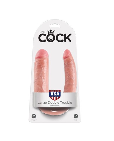KING COCK DILDO DOBLE PENETRACION 178 CM NATURAL KING COCK DILDO DOBLE PENETRACION 178 CM NATURAL