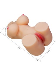 CRAZY BULL HETTY TORSO FEMENINO REALISTA VAGINA Y ANAL 19 KG