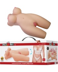 CRAZY BULL MIA TORSO FEMENINO REALISTA VAGINA Y ANAL 85 KG