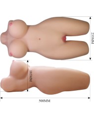 CRAZY BULL MIA TORSO FEMENINO REALISTA VAGINA Y ANAL 85 KG
