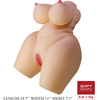 CRAZY BULL GRACE TORSO FEMENINO REALISTA VAGINA Y ANAL 75 KG