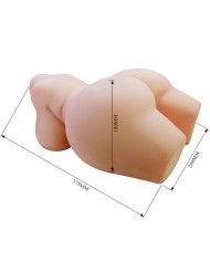 CRAZY BULL GRACE TORSO FEMENINO REALISTA VAGINA Y ANAL 75 KG