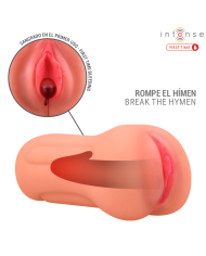INTENSE FIRST TIME ERIKA VAGINA VIRGEN CON HIMEN Y SANGRADO