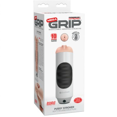 MASTURBADOR MASCULINO VIBRADOR FANTA FLESH CON 10 MODOS DE VIBRACION