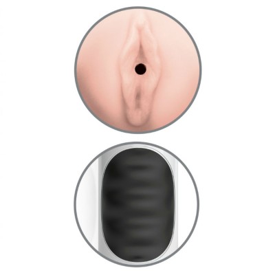 MASTURBADOR MASCULINO VIBRADOR FANTA FLESH CON 10 MODOS DE VIBRACION
