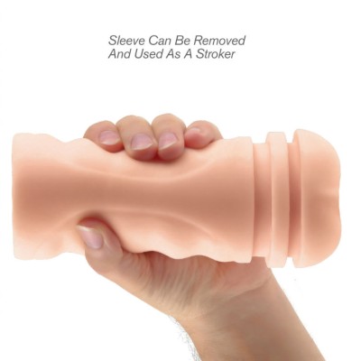 MASTURBADOR MASCULINO VIBRADOR FANTA FLESH CON 10 MODOS DE VIBRACION