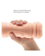 MASTURBADOR MASCULINO VIBRADOR FANTA FLESH CON 10 MODOS DE VIBRACION