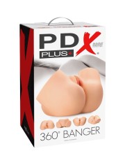 PDX PLUS 360 BANGER MASTURBADOR ANO Y VAGINA REALISTICOS