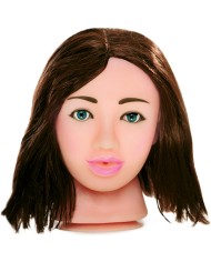 MASTURBADOR ORAL REALISTA CON GARGANTA PROFUNDA Y VENTOSA FANTAFLESH