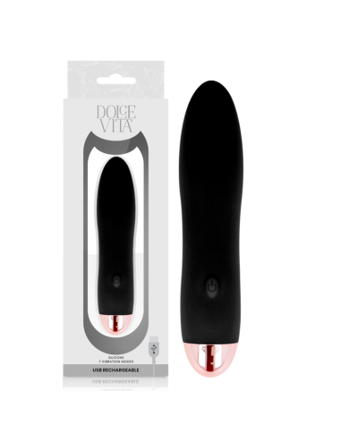 DOLCE VITA VIBRADOR RECARGABLE FOUR NEGRO 7 VELOCIDADES DOLCE VITA VIBRADOR RECARGABLE FOUR NEGRO 7 VELOCIDADES