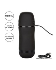 CALEXOTICS OPTIMUM POWER MASTURBADOR CON VIBRACION Y SUCCIONADOR