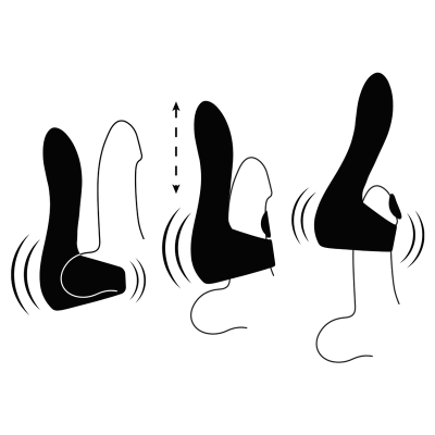 JAMYJOB PULSAR MASTURBADOR VIBRADOR AJUSTABLE CON GOLPETEO EN GLANDE