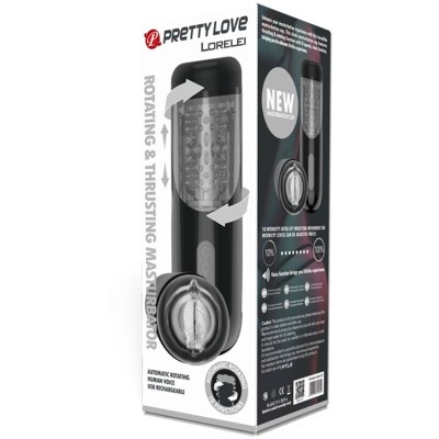 PRETTY LOVE MASTURBADOR RECARGABLE MULTIFUNCION LORELEI
