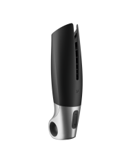 SATISFYER POWER MASTURBATOR NEGRO Y PLATA