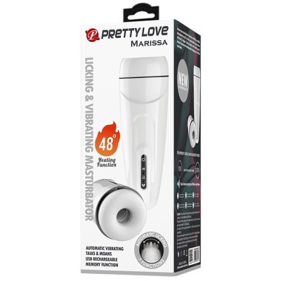 PRETTY LOVE MARISSA MASTURBADOR MASCULINO VIBRACION CALOR VOZ Y SUCCION