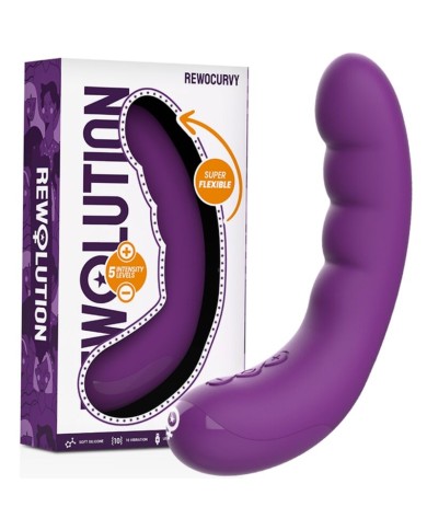 REWOLUTION REWOCURVY VIBRADOR FLEXIBLE RECARGABLE REWOLUTION REWOCURVY VIBRADOR FLEXIBLE RECARGABLE