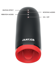 JAMYJOB SPIN X MASTURBADOR CON ROTACION Y FUNCION CALOR