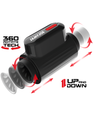 JAMYJOB VORTEX MASTURBADOR TURBO CON EMPUJE Y ROTACION 360 UP AND DOWN