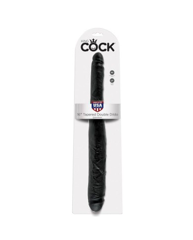 KING COCK DILDO DOBLE NEGRO 406 CM