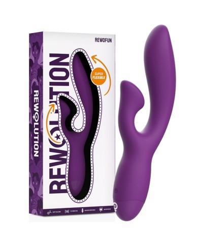 REWOLUTION REWOFUN VIBRADOR FLEXIBLE CON RABBIT REWOLUTION REWOFUN VIBRADOR FLEXIBLE CON RABBIT