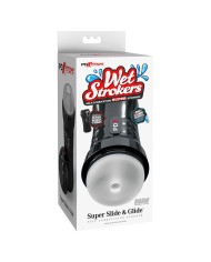 PDX EXTREME SLIDE GLIDE MASTURBADOR AUTOLUBRICANTE TRANSPARENTE