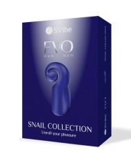 SNAIL VIBE EVO FOR HIM MASTURBADOR MASCULINO SLIDE NROLL AZUL OSCURO