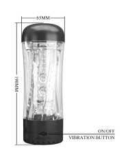 PRETTY LOVE TAMARA MASTURBADOR MASCULINO VIBRADOR MULTIVELOCIDAD NEGRO