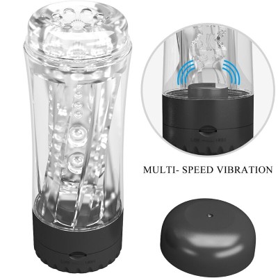 PRETTY LOVE TAMARA MASTURBADOR MASCULINO VIBRADOR MULTIVELOCIDAD NEGRO