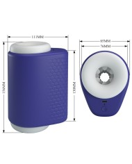 PRETTY LOVE DJ LADY MASTURBADOR MASCULINO CON VIBRACION 5 CONFIGURACIONES MORADO