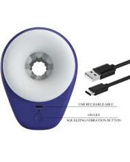 PRETTY LOVE DJ LADY MASTURBADOR MASCULINO CON VIBRACION 5 CONFIGURACIONES MORADO