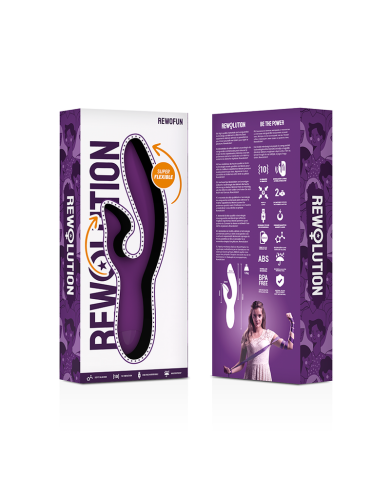 REWOLUTION REWOFUN VIBRADOR FLEXIBLE CON RABBIT REWOLUTION REWOFUN VIBRADOR FLEXIBLE CON RABBIT