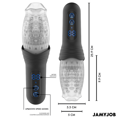 JAMYJOB BLOW R MASTURBADOR CON THRUSTING Y ROTACION