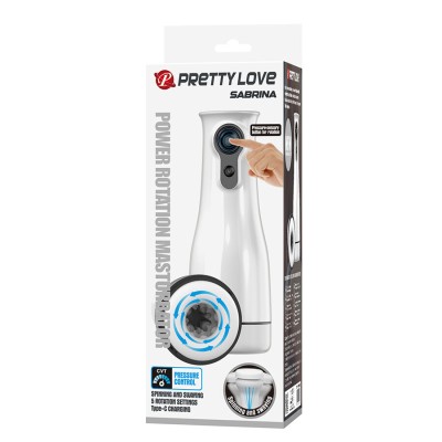 PRETTY LOVE SABRINA MASTURBADOR MASCULINO CON ROTACION Y BALANCEO