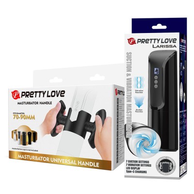 PRETTY LOVE LARISSA MASTURBADOR SUCCIONADOR CON VIBRACION SUJECION