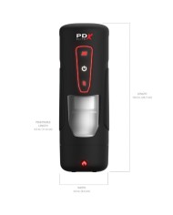 PDX ELITE MILK ME HOTTER MASTURBADOR AUTOMATICO CON THRUSTING Y VIBRACION EFECTO CALOR