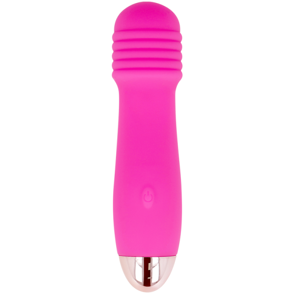 DOLCE VITA VIBRADOR RECARGABLE THREE ROSA 7 VELOCIDADES