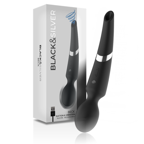 BLACKSILVER BECK WAND Y SUCCIONADOR 2 EN 1 SILICONA