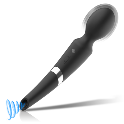 BLACKSILVER BECK WAND Y SUCCIONADOR 2 EN 1 SILICONA