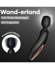 SATISFYER WAND ERLAND MASAJEADOR VIBRADOR NEGRO