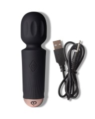 ROCKS OFF MINI WAND RECARGABLE 16 FUNCIONES NEGRO